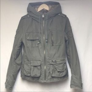 True Religion Fur lined Utility Jacket